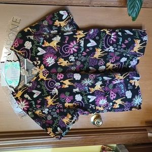 A Disney Bambi scrub top